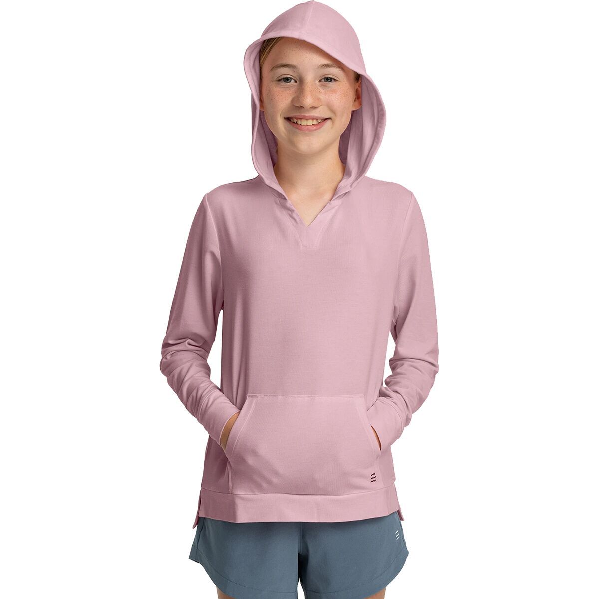 Free Fly Shade Hoodie - Girls' Lilac, L