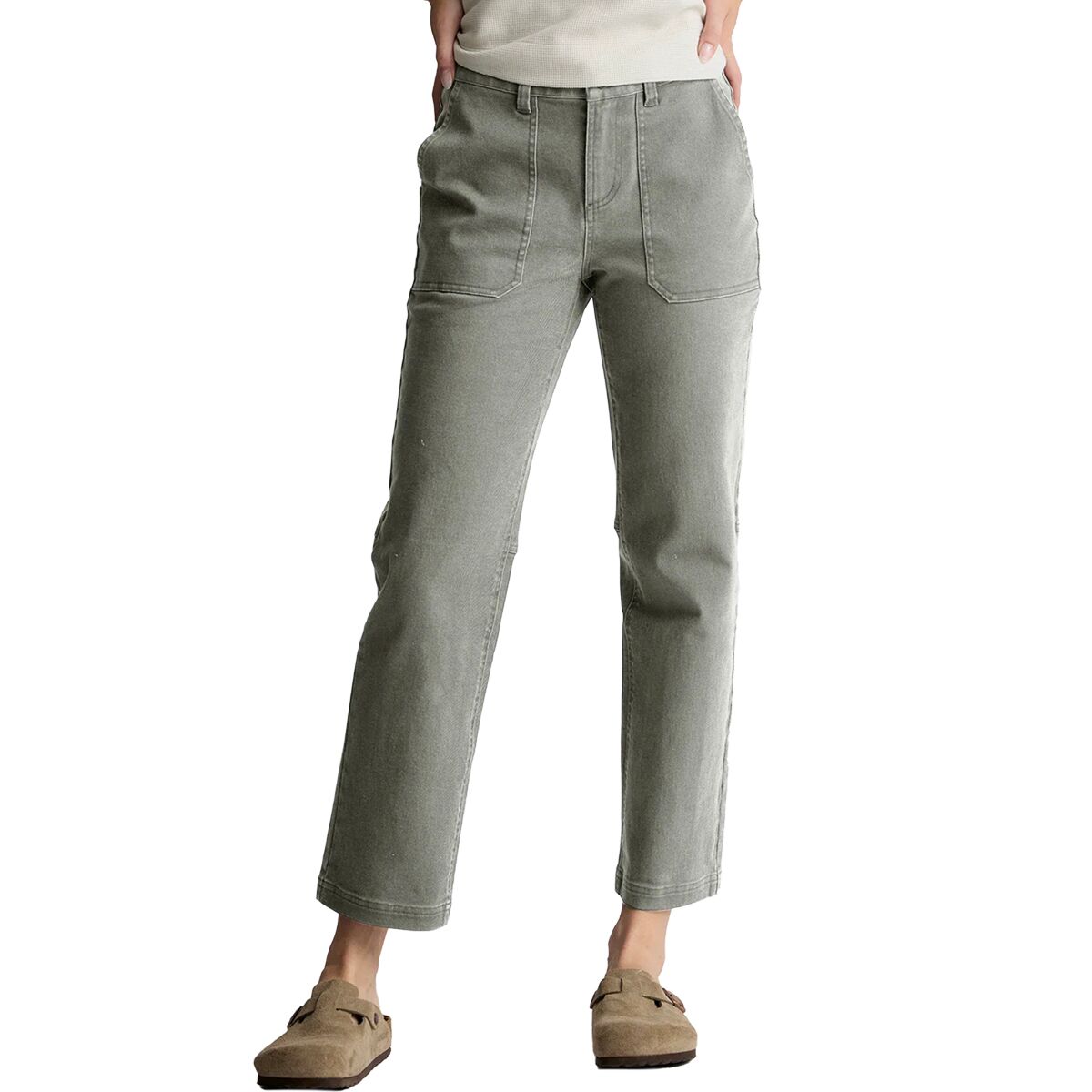 Image of Free Fly Folly Twill Pant - Women's Smokey Olive, 10