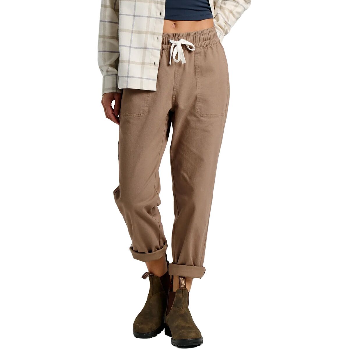 Image of Free Fly Pacifica Twill Pant - Women's Fossil, XS