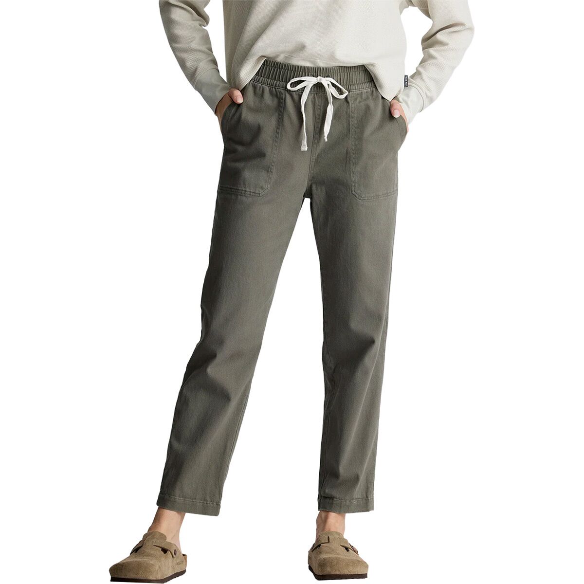 Image of Free Fly Pacifica Twill Pant - Women's Smokey Olive, L