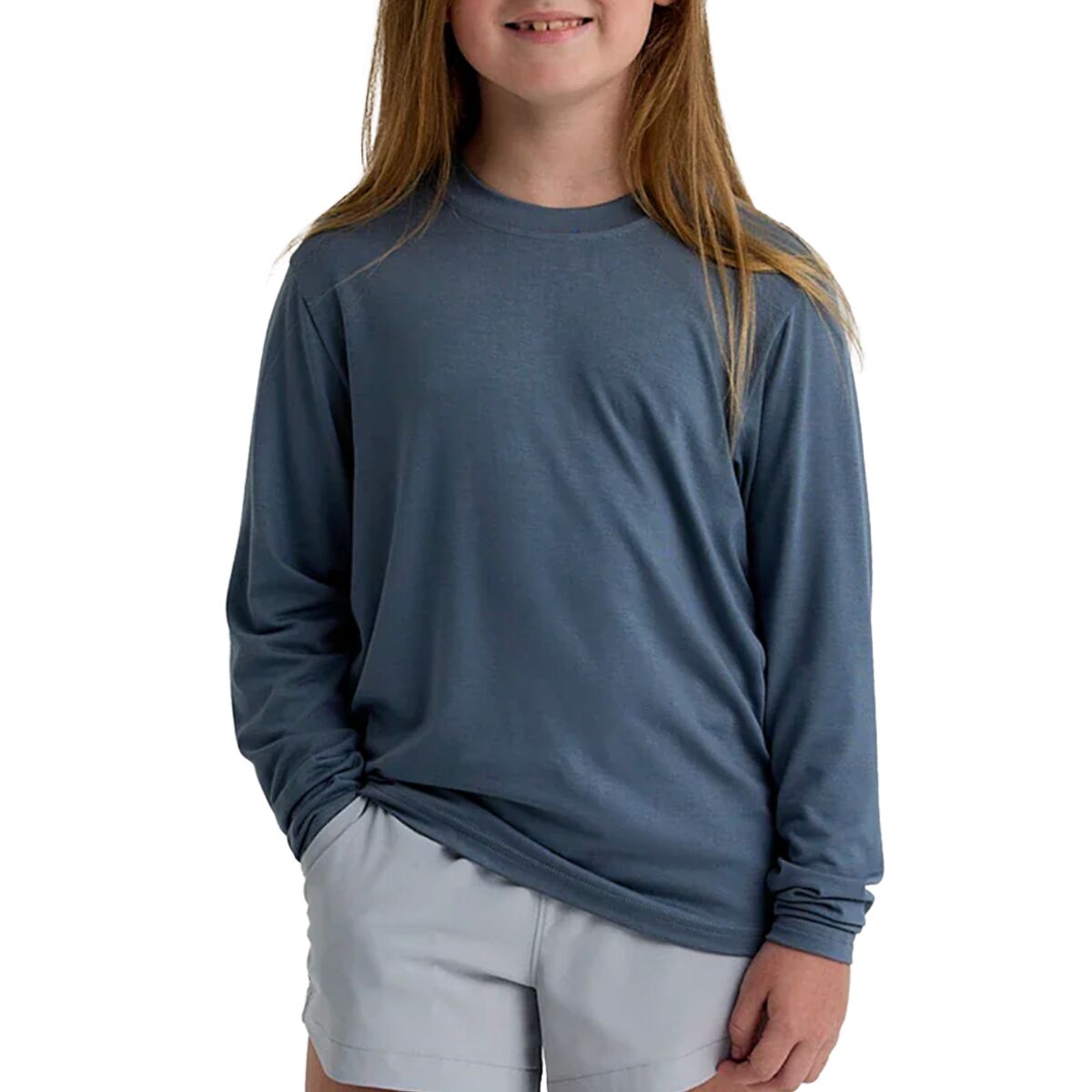 Free Fly Free Fly Shade Long-Sleeve Top - Boys' Slate Blue, L