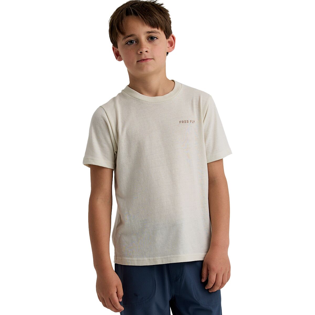 Free Fly Free Fly Vintage Camo Redfish T-Shirt - Boys' Heather Birch, L