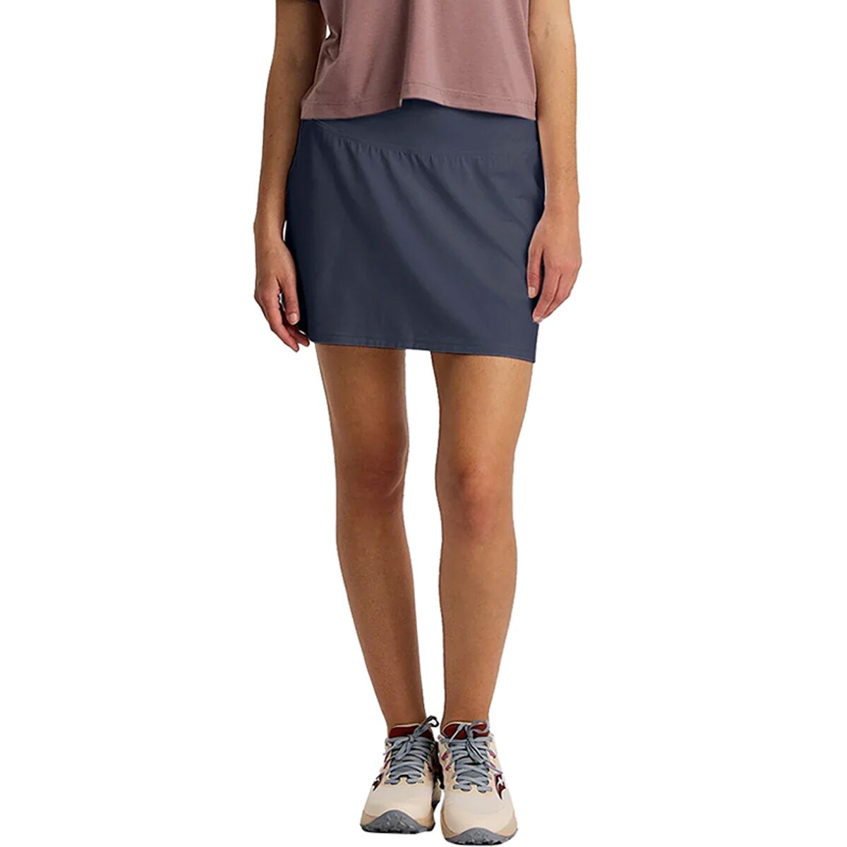 Image of Free Fly All Day Skort - Women's Storm Cloud, M