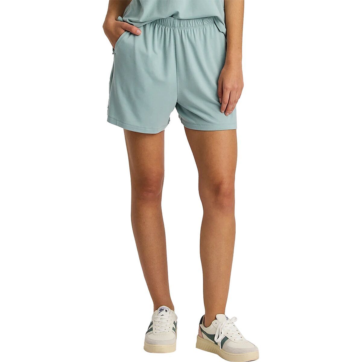 Image of Free Fly Flex Sunday Short - Women's Ocean Mist, M