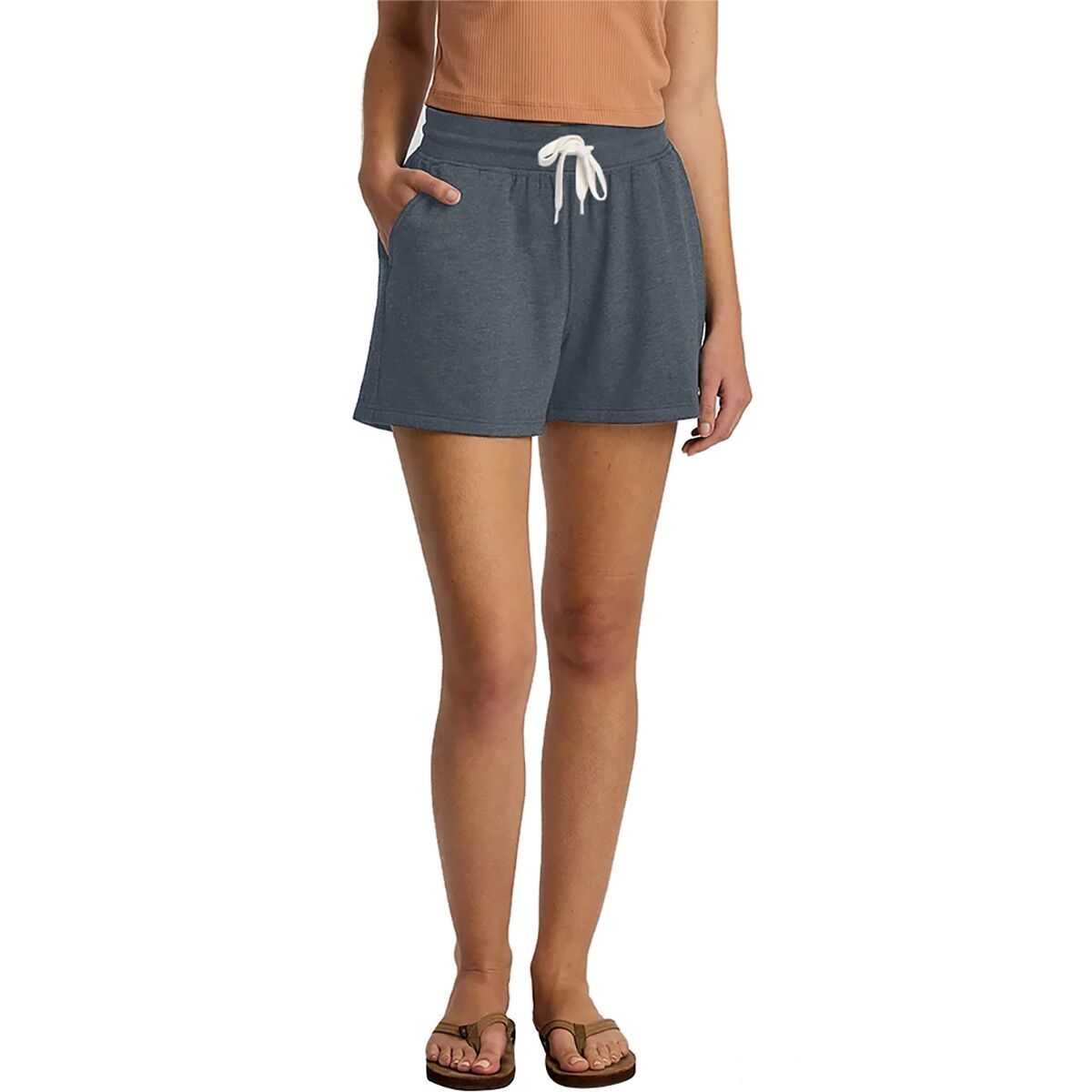 Image of Free Fly Lightweight Fleece Short - Women's Storm Cloud, XS
