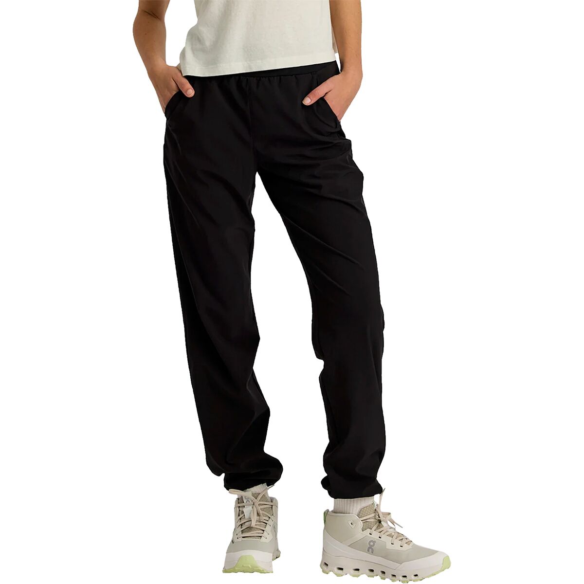 Image of Free Fly Breeze Flats Pant - Women's Black, L
