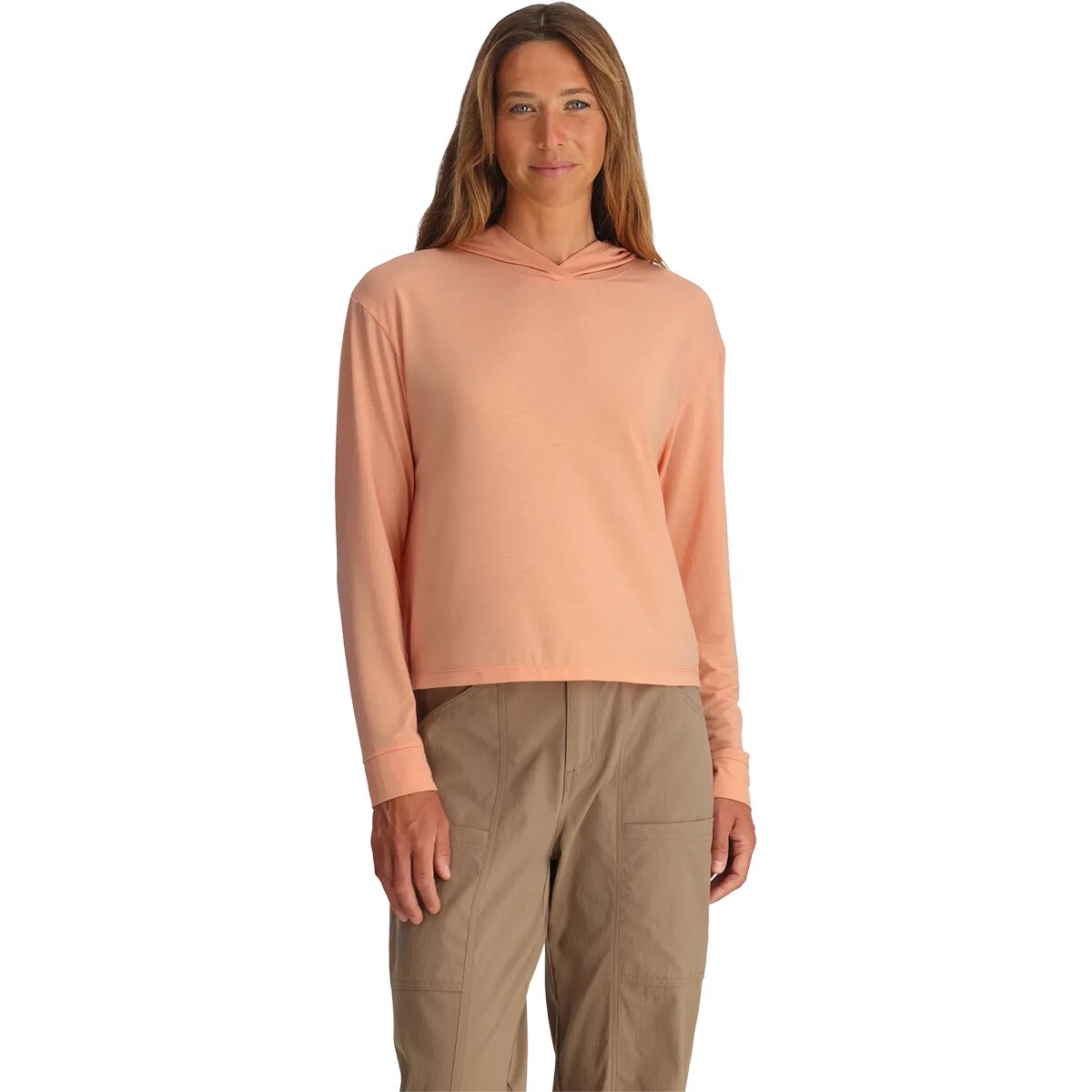 Image of Free Fly Elevate Lightweight Hoodie - Women's Light Coral, L