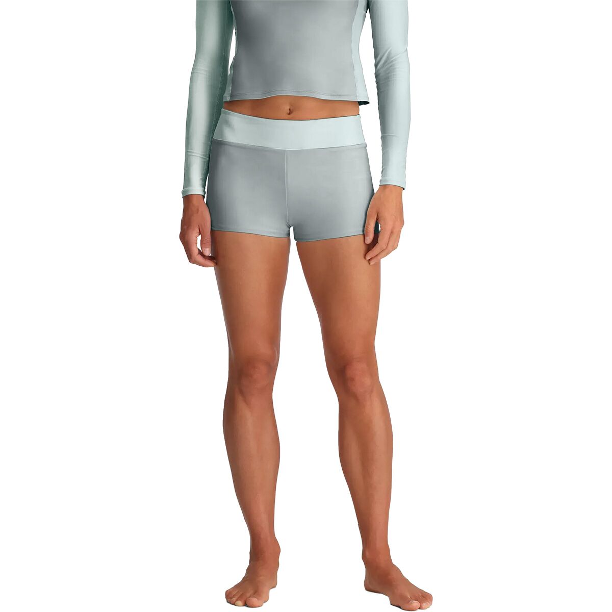 Image of Free Fly Wavebound Surf Short - Women's Ocean Mist/Tropic Sea, XL