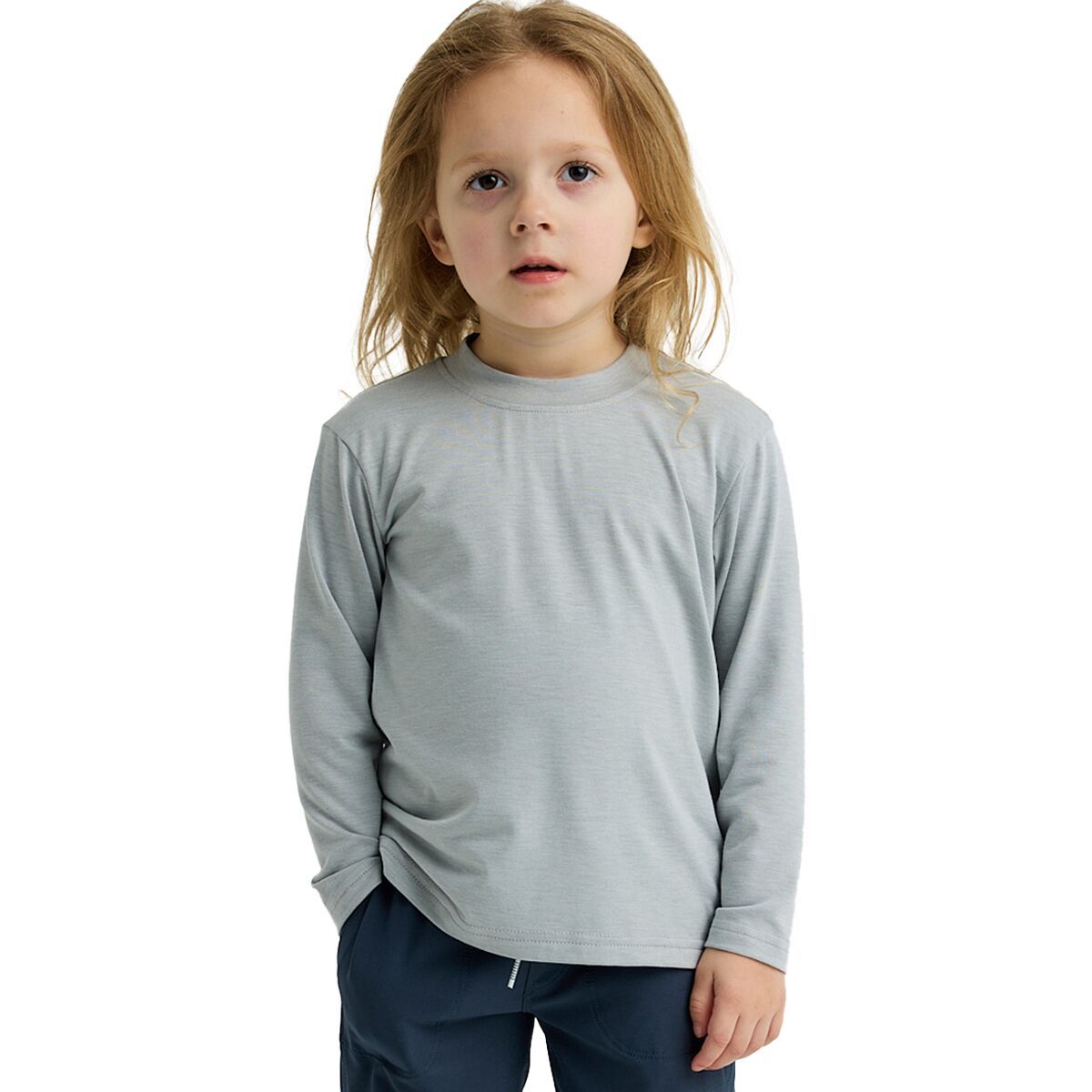 Free Fly Shade Long-Sleeve Top - Toddlers' Heather Aspen Grey, 4T