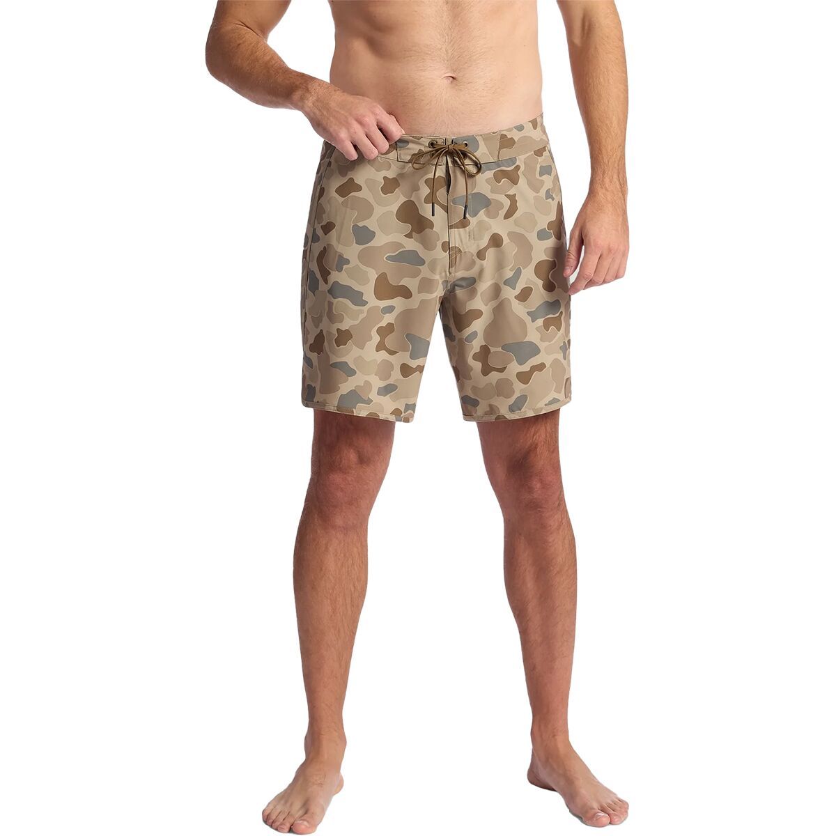 Image of Free Fly Dawn Patrol Boardshort - Men's Vintage Camo, 28
