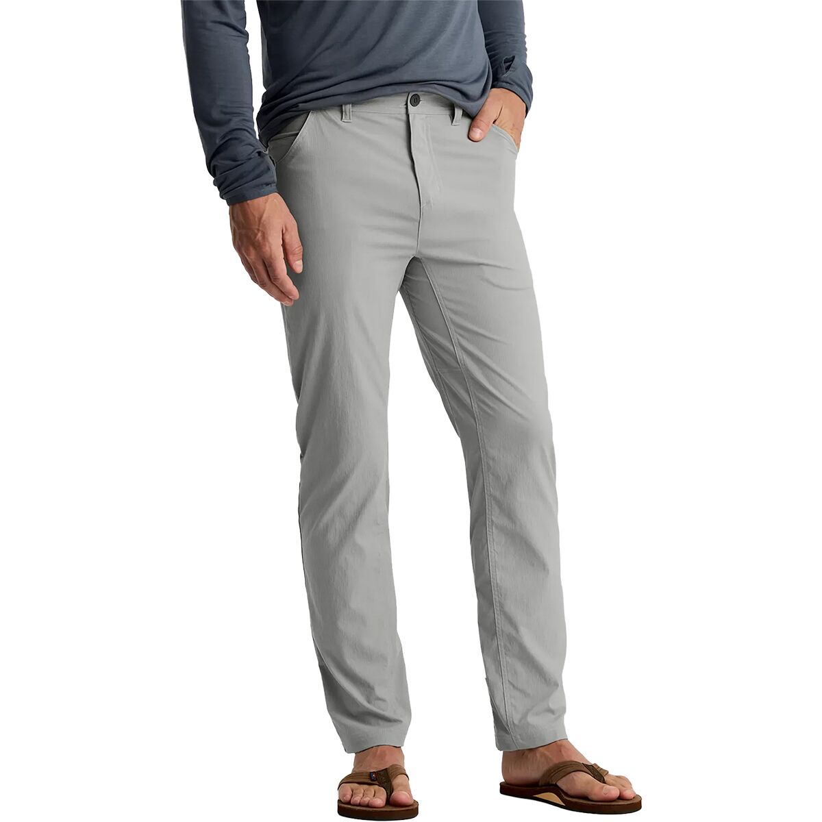 Image of Free Fly Topogrid Pant - Men's Cement, 36x30