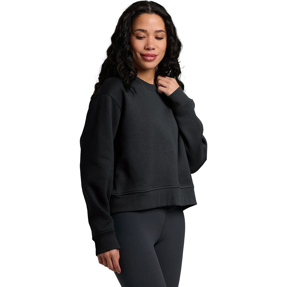 Image of Free Fly Northcoast Fleece Crew - Women's Black, S