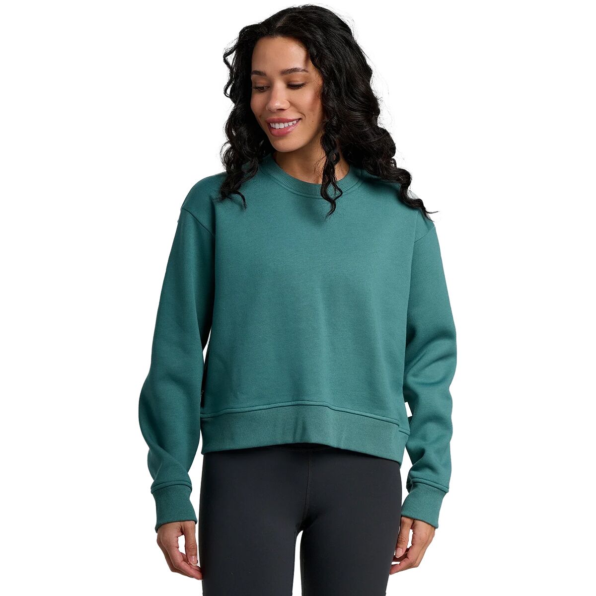 Image of Free Fly Northcoast Fleece Crew - Women's Sea Pine, S