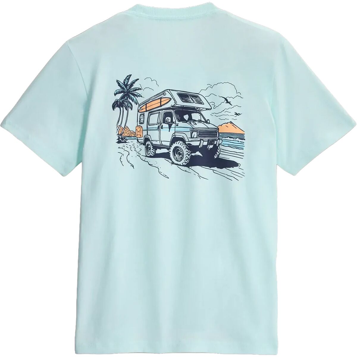 Image of Free Fly Adventure Rig T-Shirt - Kids' Heather Tropic Sea, M