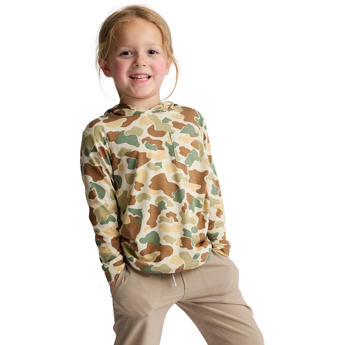 Image of Free Fly Shade Hoodie - Toddlers' Vintage Camo, 5T