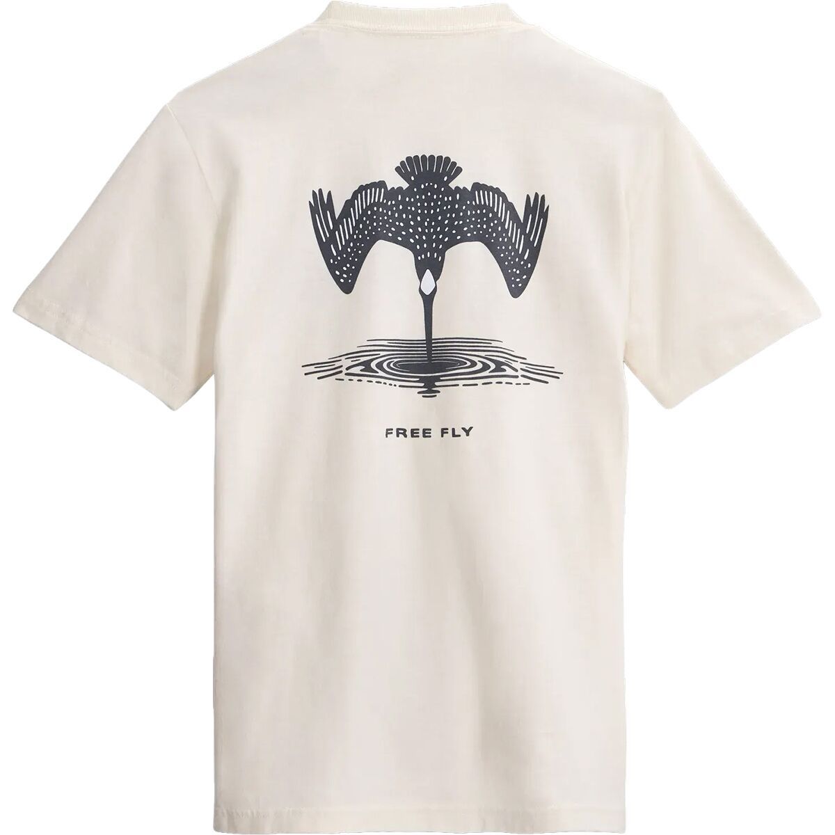 Image of Free Fly Dive Bomb T-Shirt - Kids' Heather Sea Salt, XL