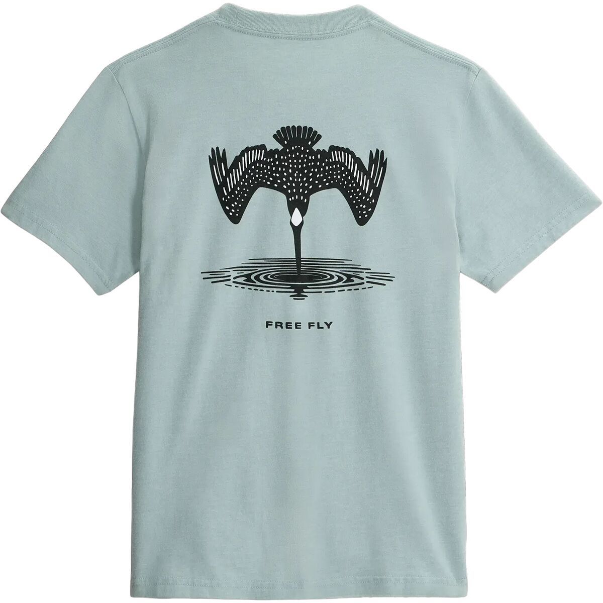 Image of Free Fly Dive Bomb T-Shirt - Kids' Ocean Mist, XS