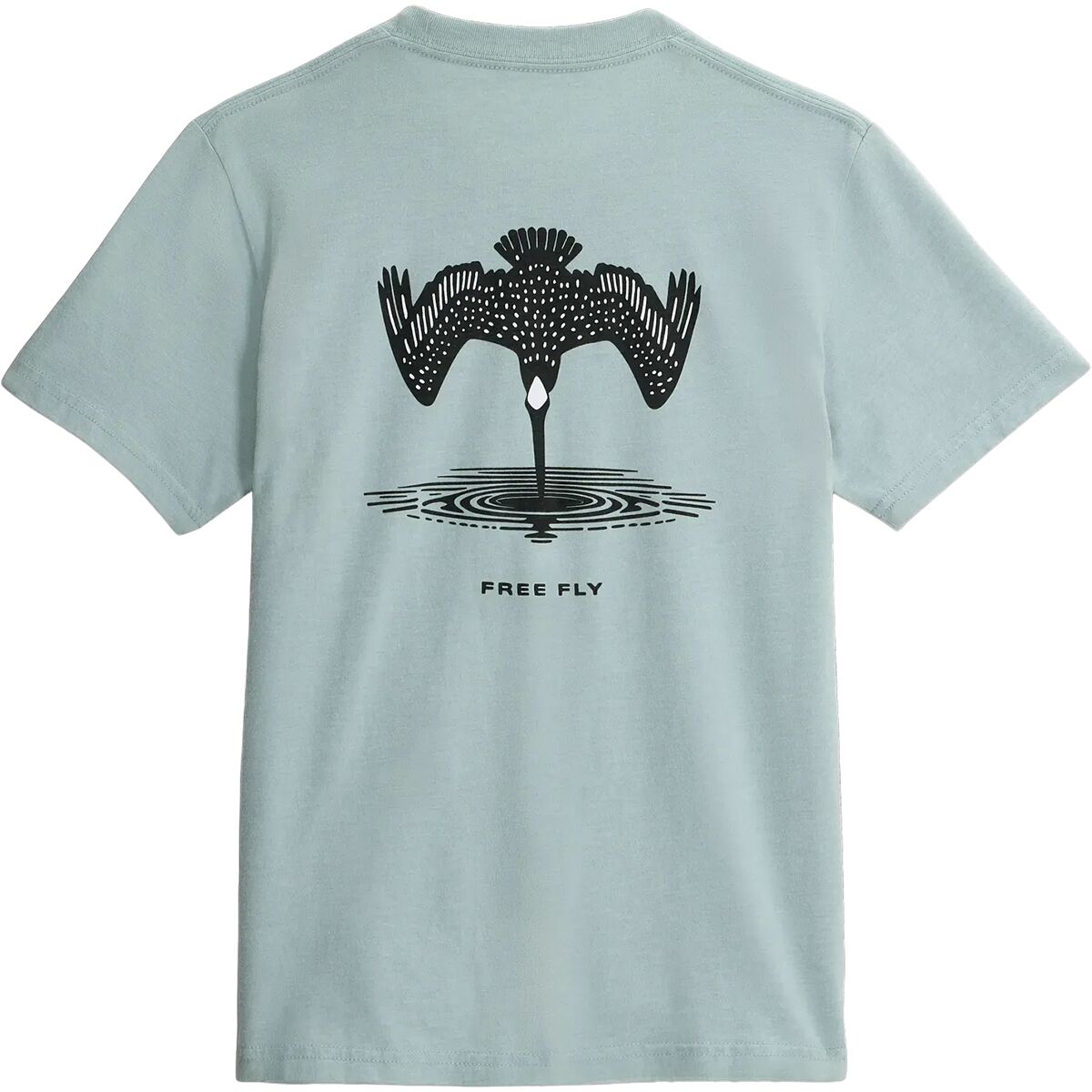 Image of Free Fly Dive Bomb T-Shirt - Kids' Ocean Mist, S