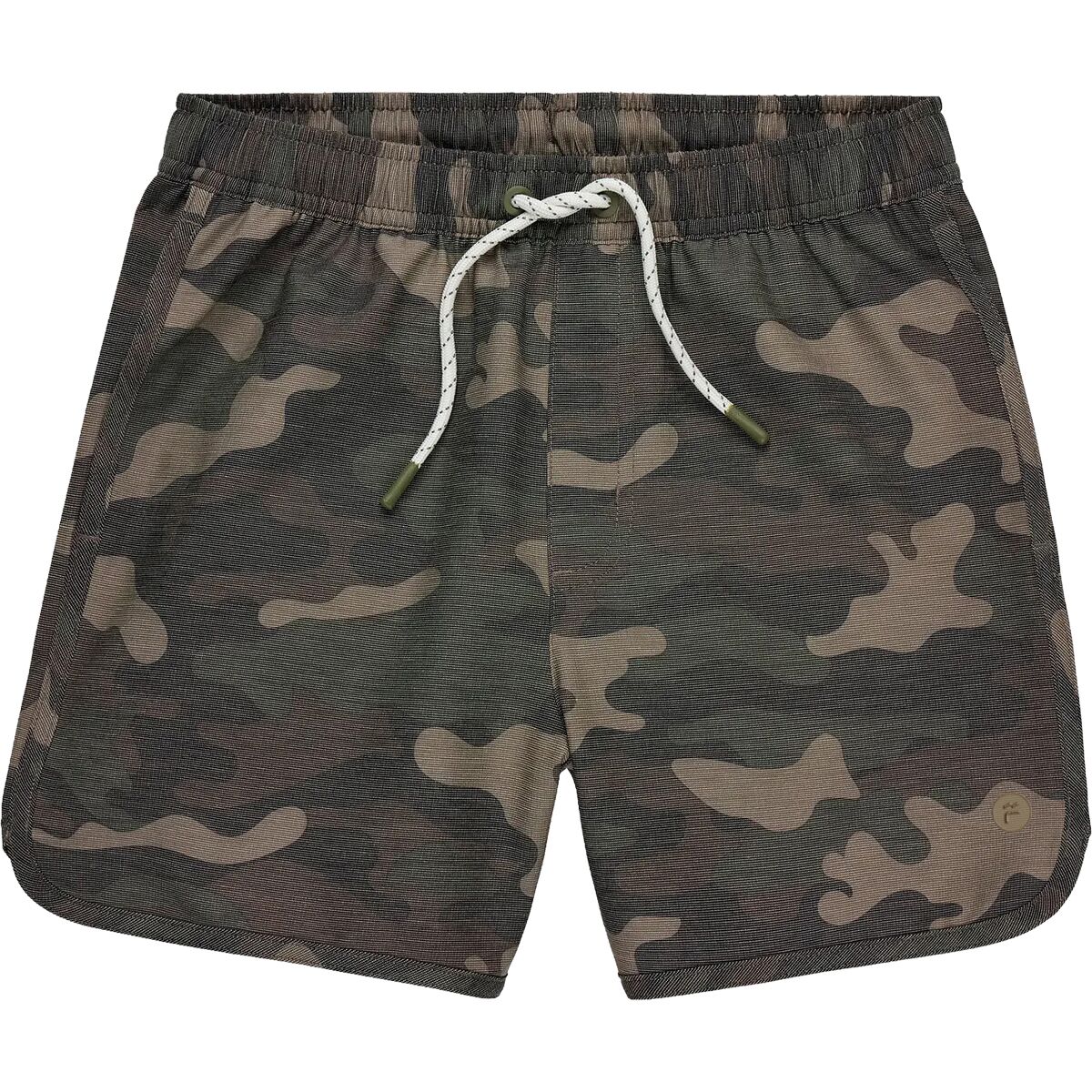 Image of Free Fly Reverb Short - Kids' Woodland Camo Print, XS
