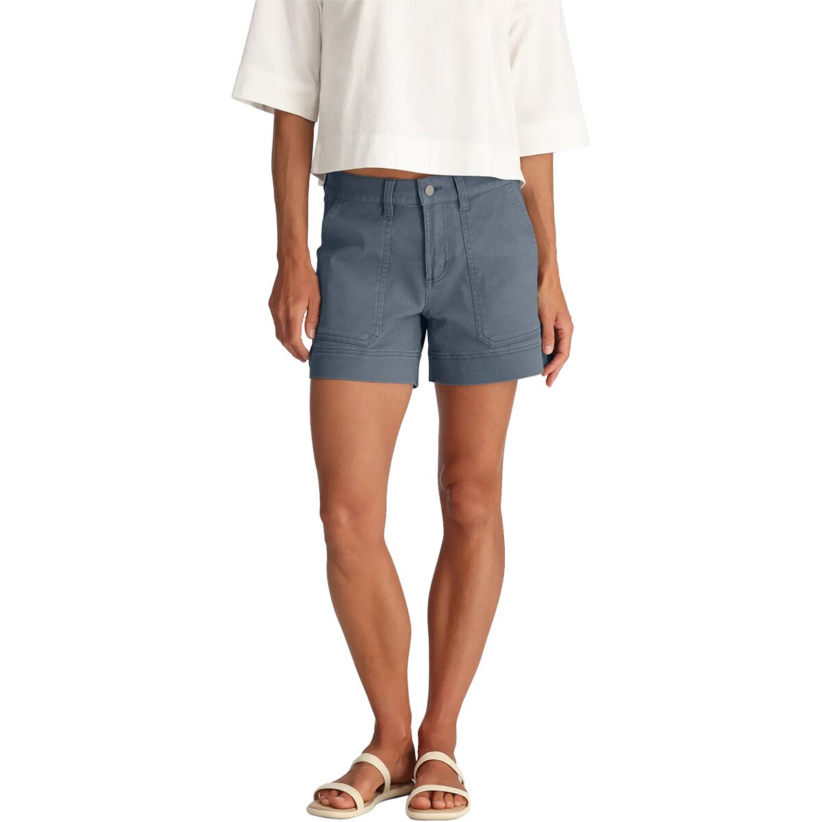 Image of Free Fly Folly Twill Short - Women's Stormy Sea, 8