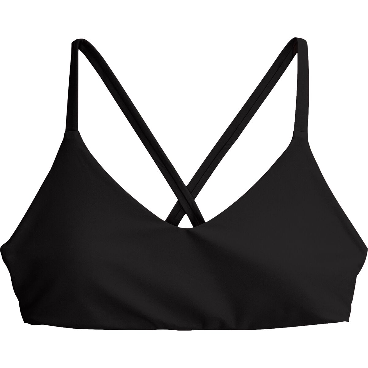 Image of Free Fly Wavebound Cross-tie Bikini Top - Women's Black, L