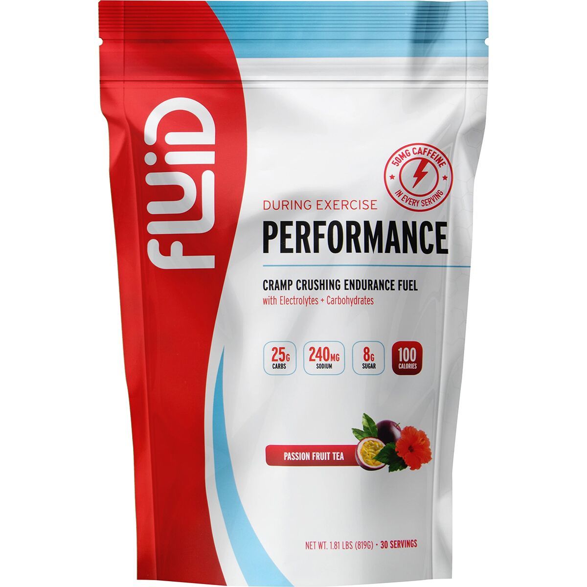 Image of Fluid Performance Endurance Fuel - 30 Serving Bag Passion Fruit Tea, 30 Servings