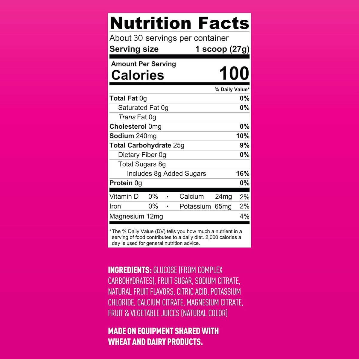 Fluid Performance Endurance Fuel - 30 Serving Bag