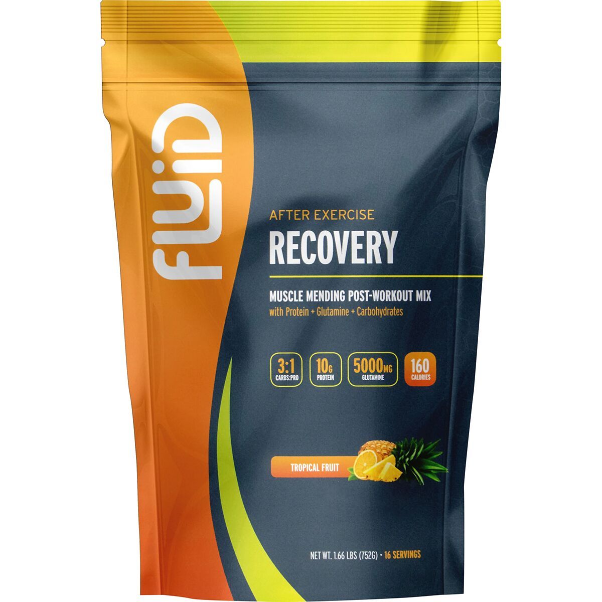 Image of Fluid Recovery Post-Workout Mix Tropical Fruit, 16 Servings