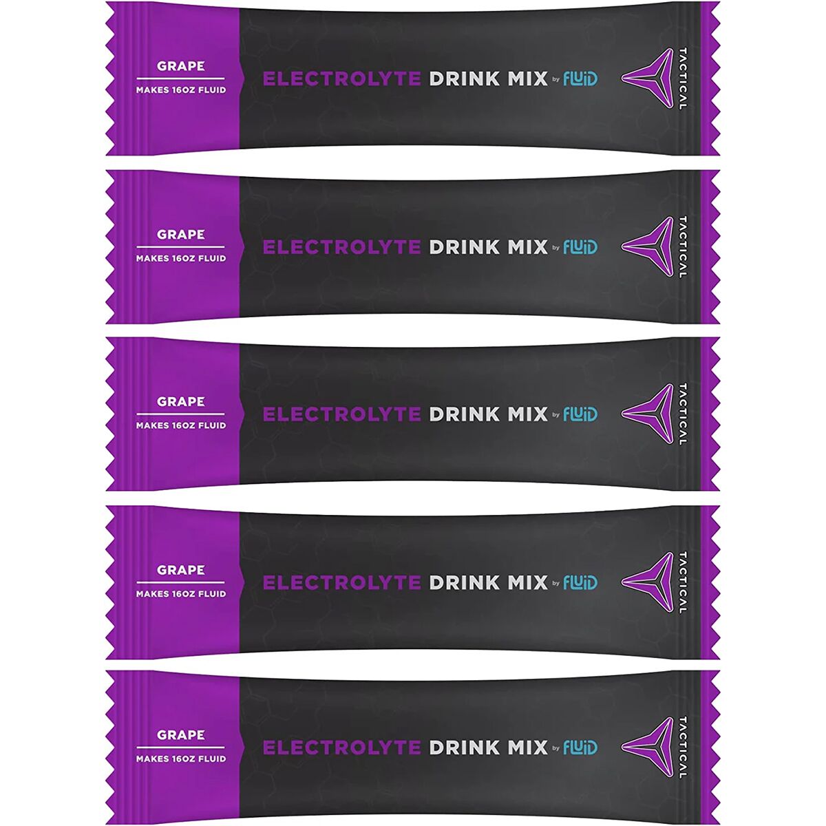 Image of Fluid Tactical Electrolyte Drink Mix Grape, 25 count