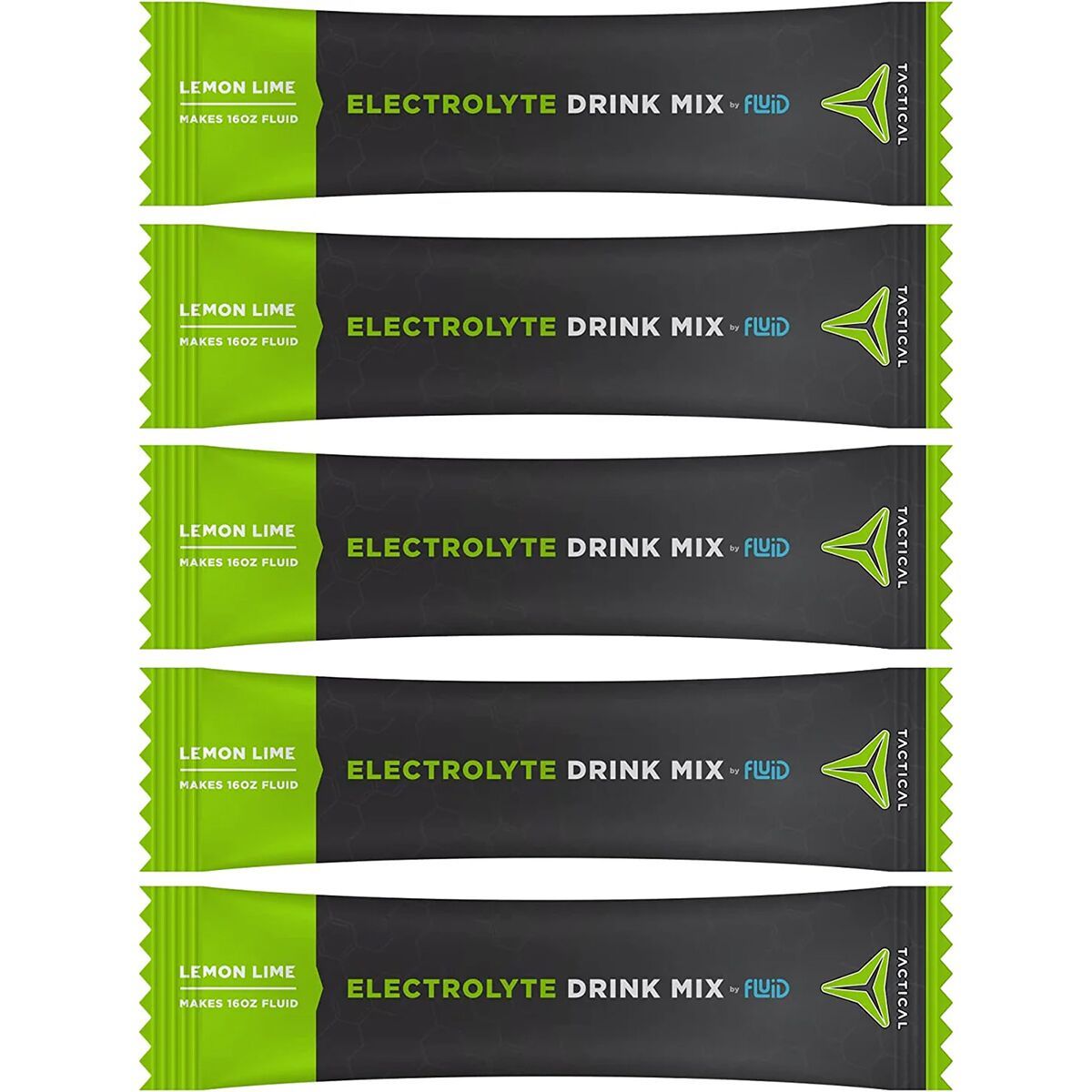 Image of Fluid Tactical Electrolyte Drink Mix Lemon Lime, 25 count