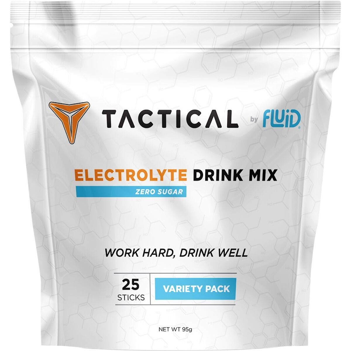 Image of Fluid Tactical Zero Sugar Electrolyte Drink Mix Variety Pack, 25 count