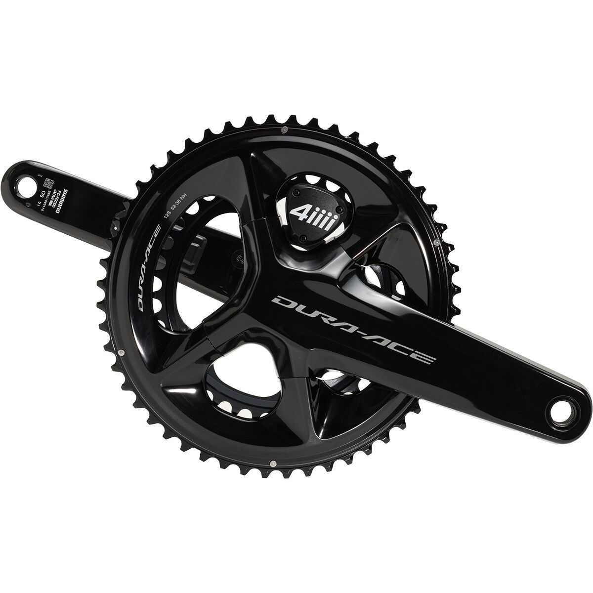 Image of 4iiii Shimano Dura Ace 9200 PRECISION 3+ Pro Dual-Side Power Meter Black, 165mm, 52-36T