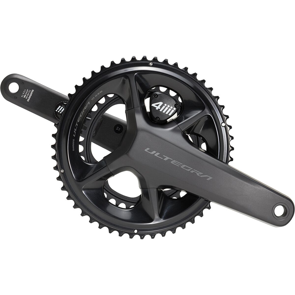 Image of 4iiii Shimano Ultegra 8100 PRECISION 3+ PRO Dual-Sided Power Meter Black, 172.5mm, 50-34T