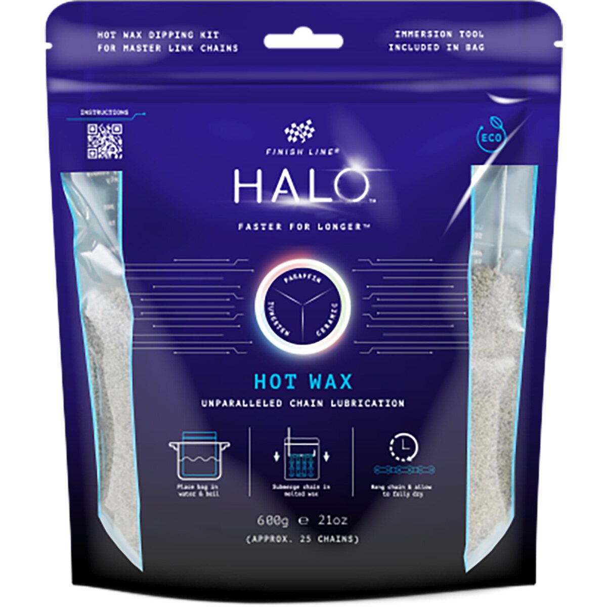 Finish Line Finish Line Halo Hot Wax Chain Lubricant Kit One Color, 600g
