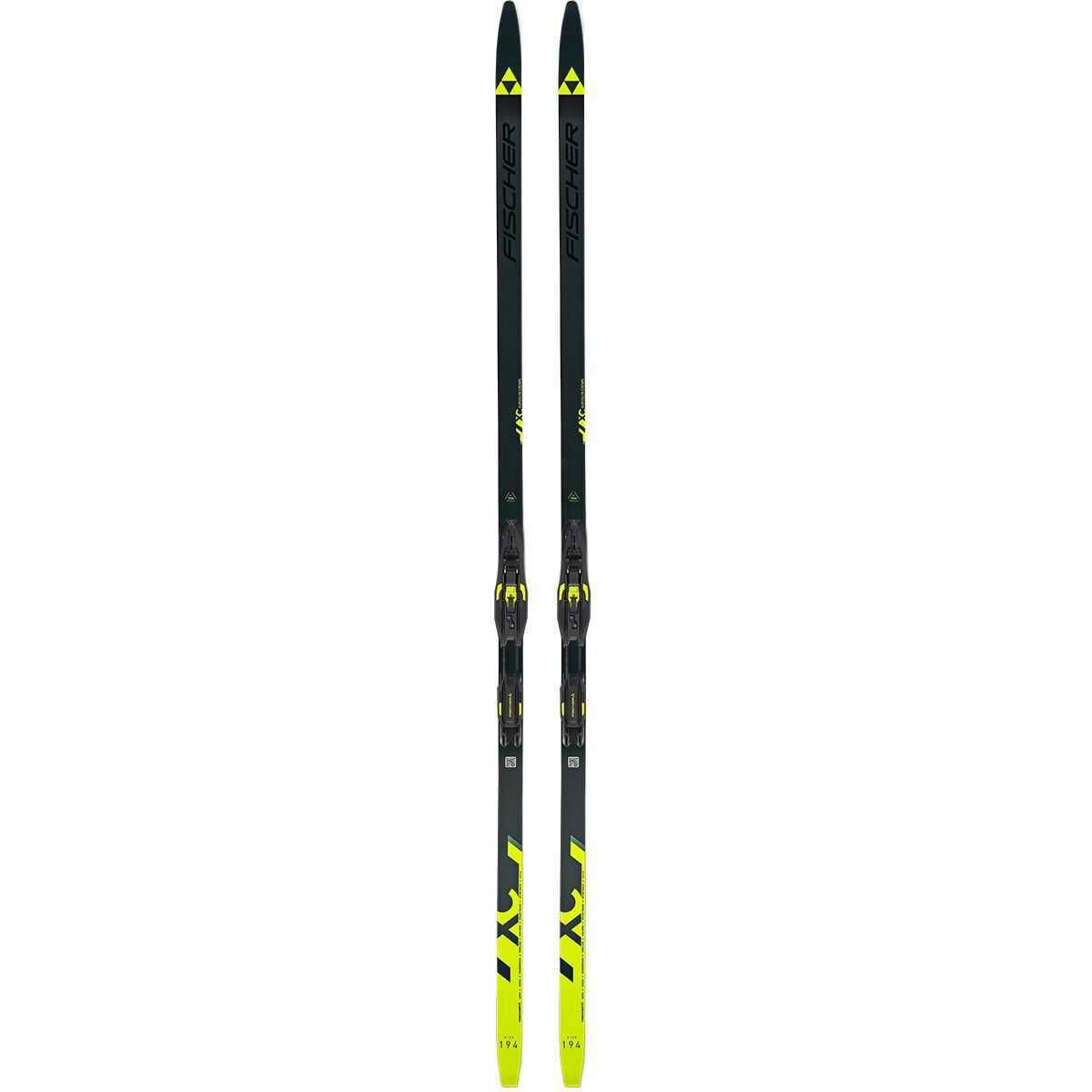Image of Fischer Superlite Crown EF Ski - 2026 Black/Yellow, 199cm