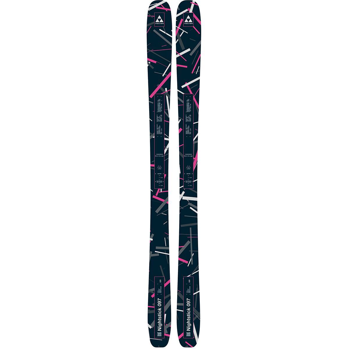 Image of Fischer Nighstick 97 Ski - 2027 Black, 170cm