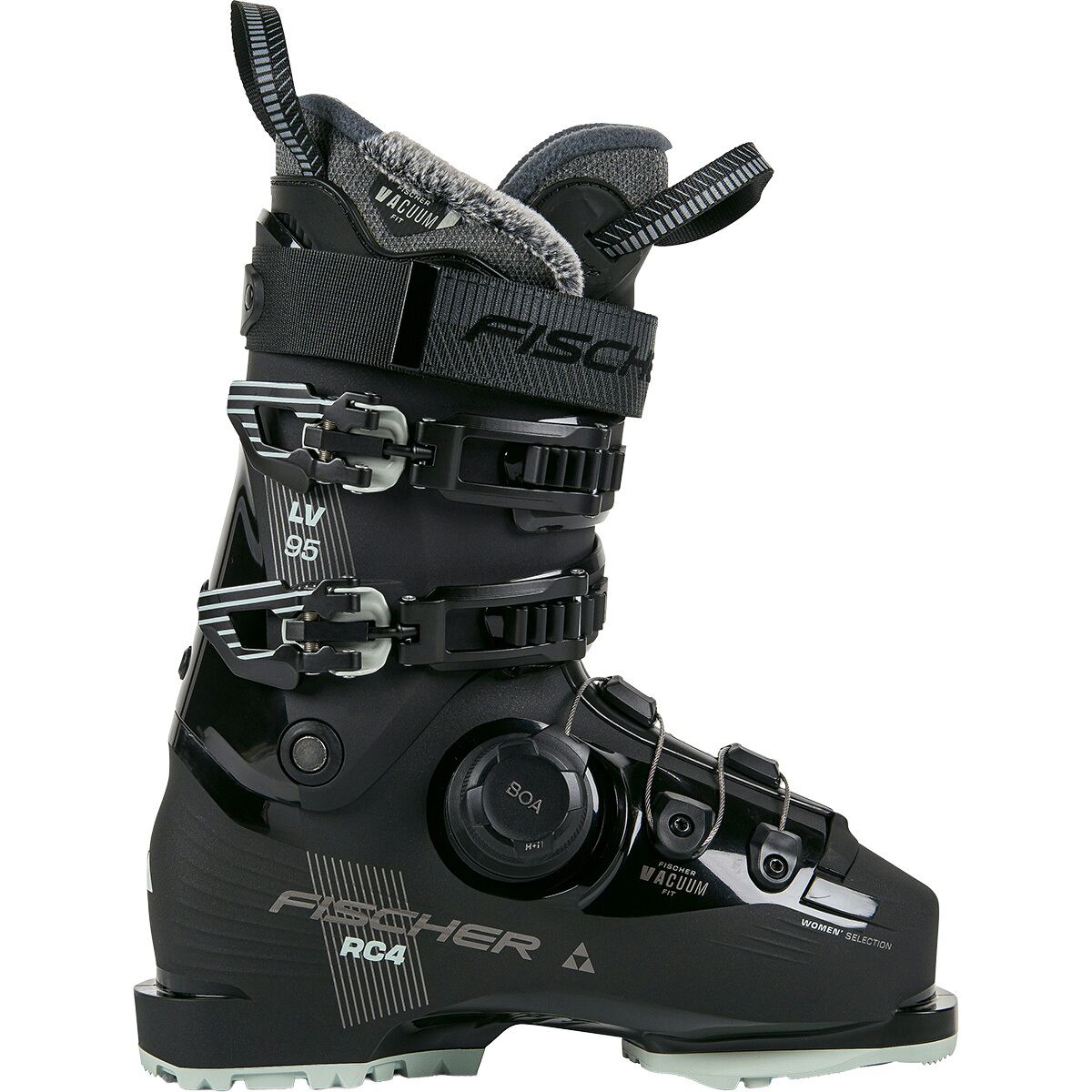Image of Fischer RC4 95 LV BOA Boot - 2027 - Women's Black, 23.5