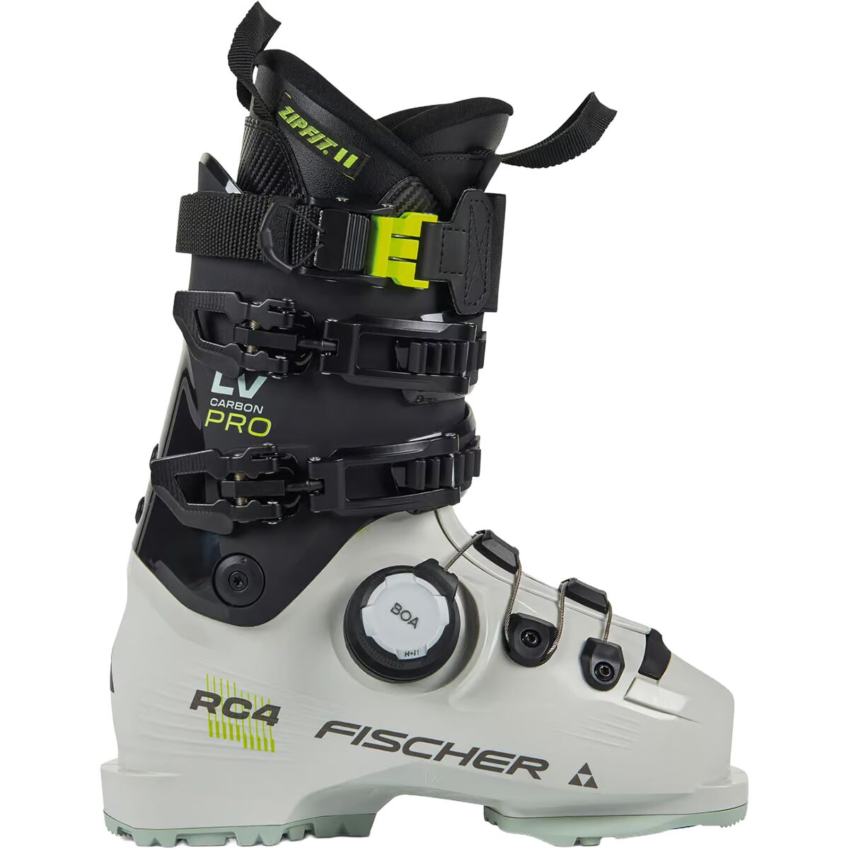 Image of Fischer RC4 PRO LV BOA 115 ZipFit Boot - 2027 White, 27.5