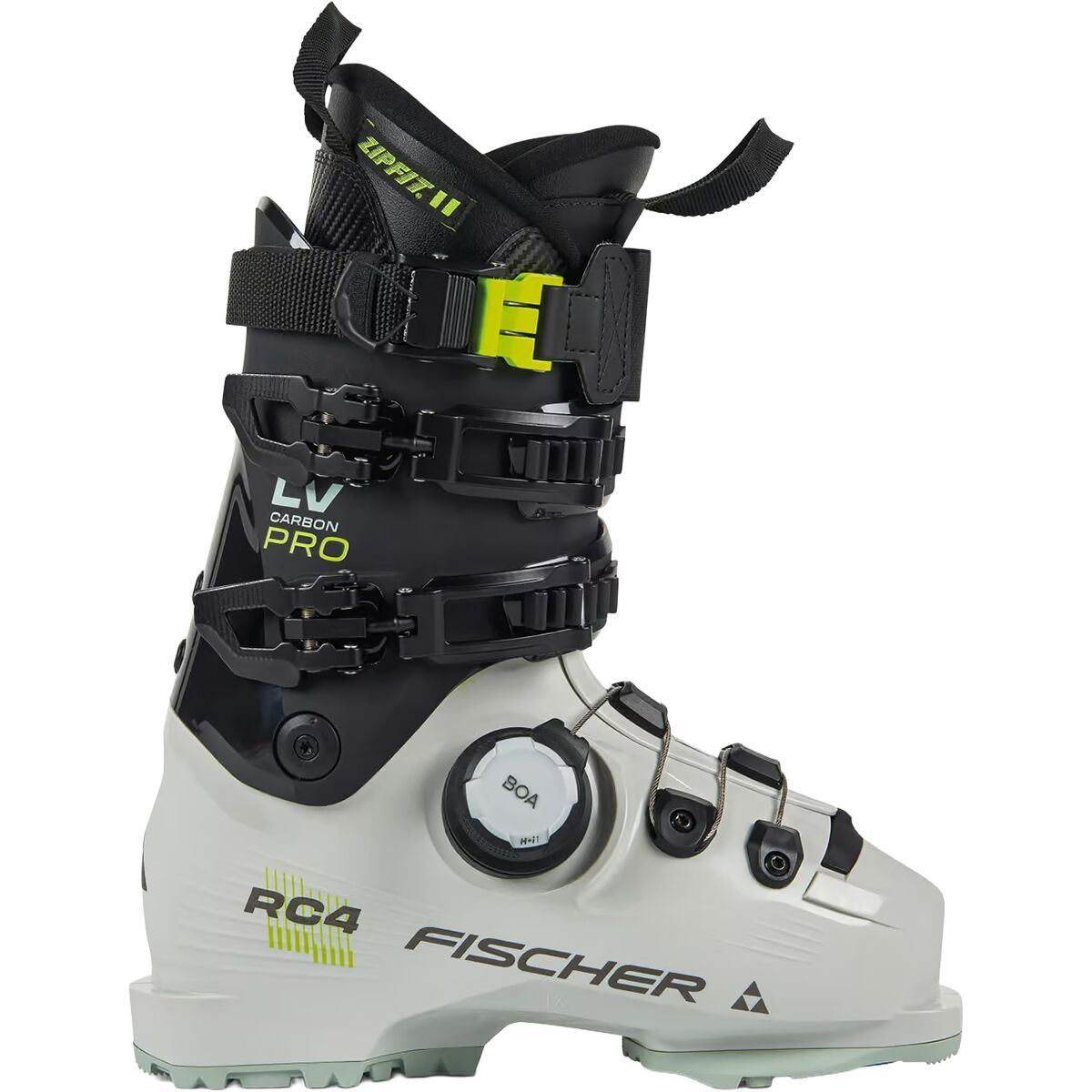 Image of Fischer RC4 PRO LV BOA 115 ZipFit Boot - 2026 White, 25.5