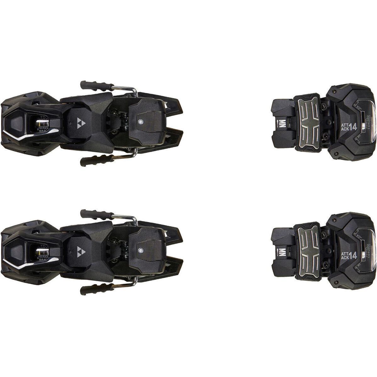 Image of Fischer Attack 14 MN Ski Binding Solid Black, 85mm