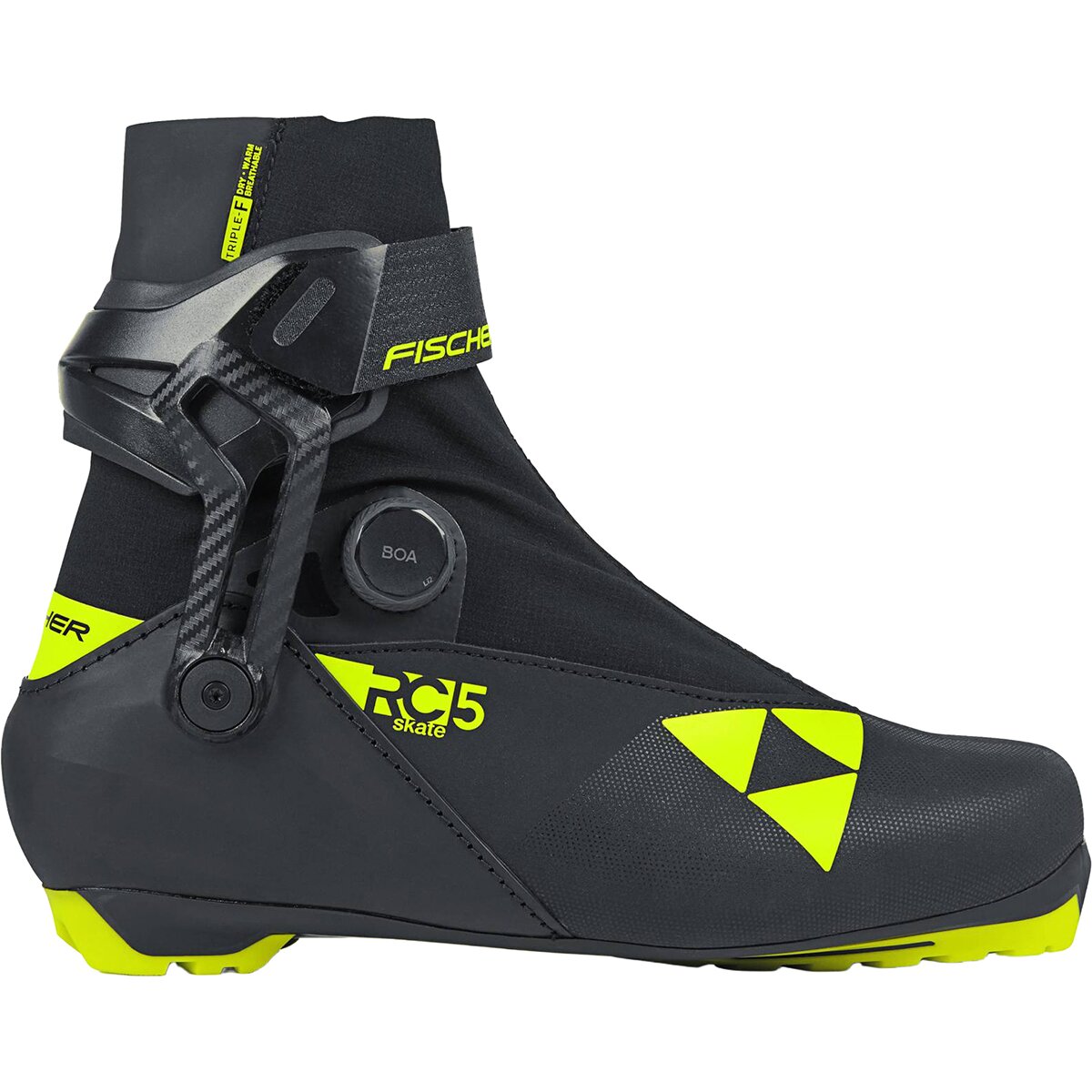 Image of Fischer RC5 BOA Skate Boot - 2027 Black, 38.0