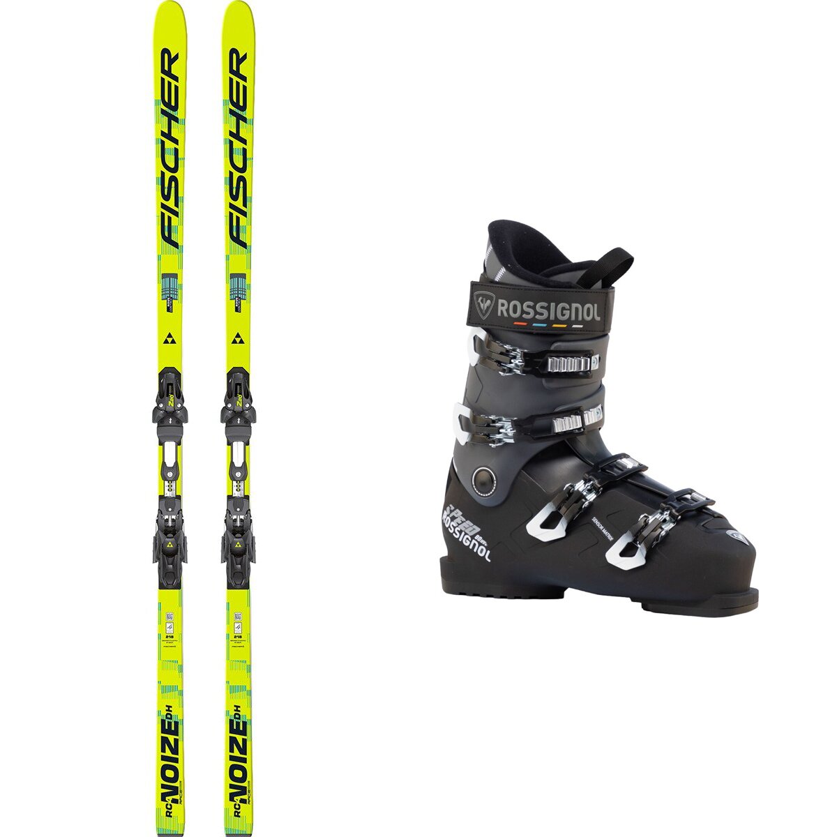 Fischer Fischer RC Pulse Ski + RS9 Binding + Speed 80 HV+ Boot - 2027 Black/Yellow/Black, 160cm/27.5 - $699.91 at Backcountry.com