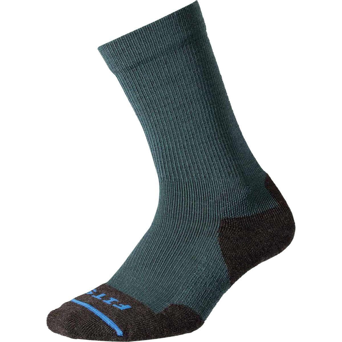 Image of FITS Light Hiker Crew Socks - Men's Dark Forest, M