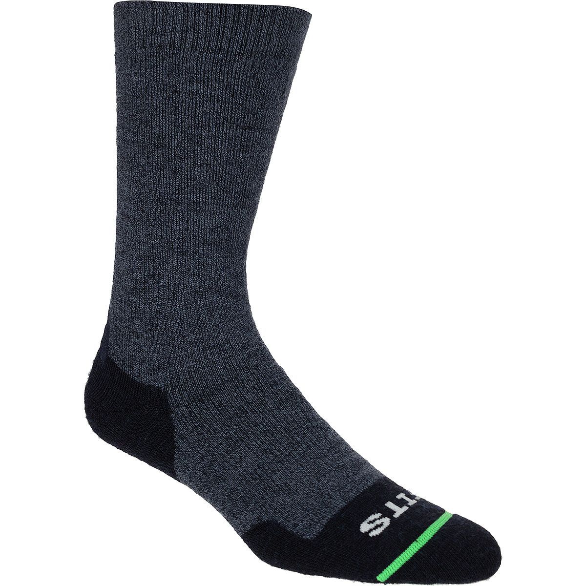 Image of FITS Medium Hiker Crew Socks Navy, S