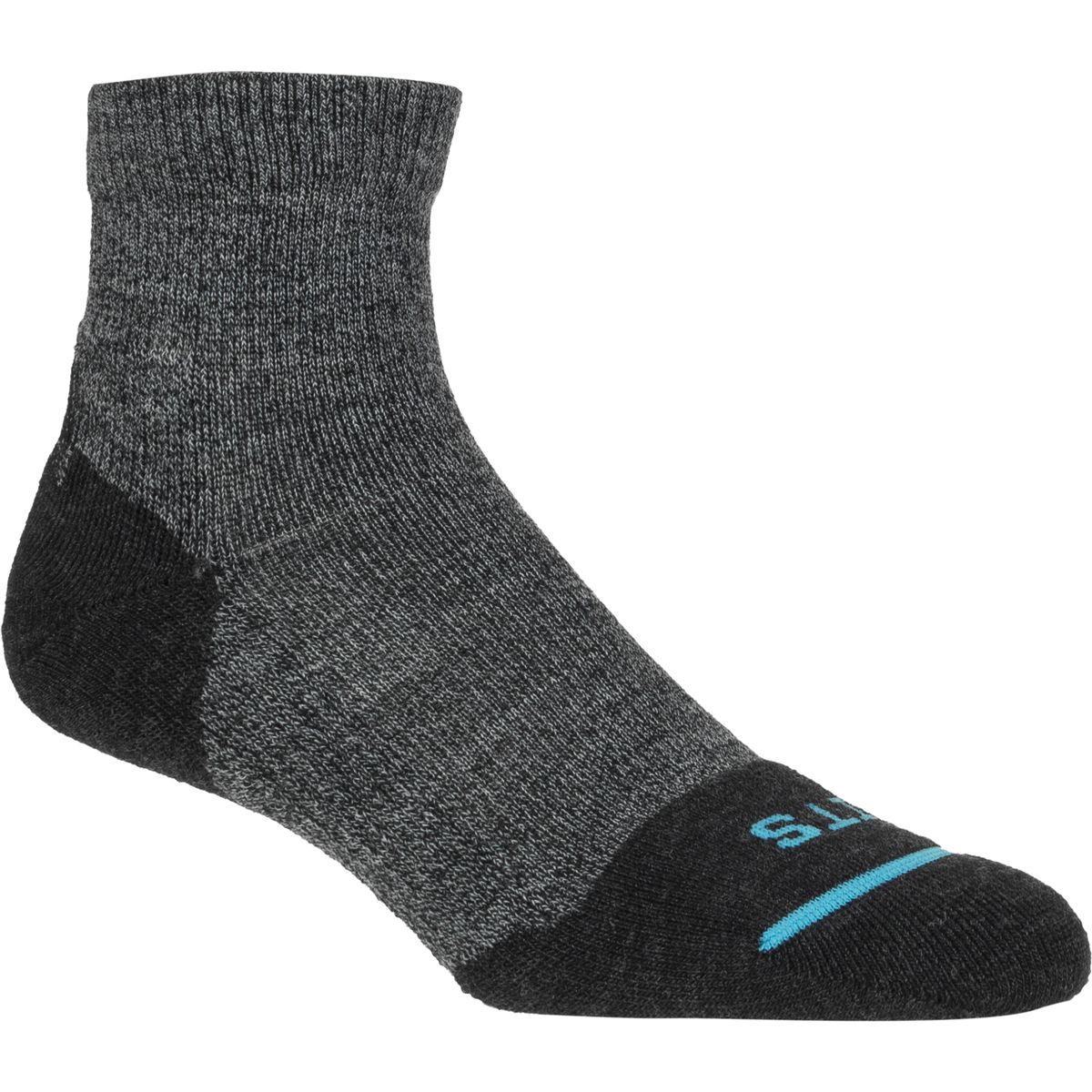 FITS FITS Light Hiker Quarter Socks Coal, L