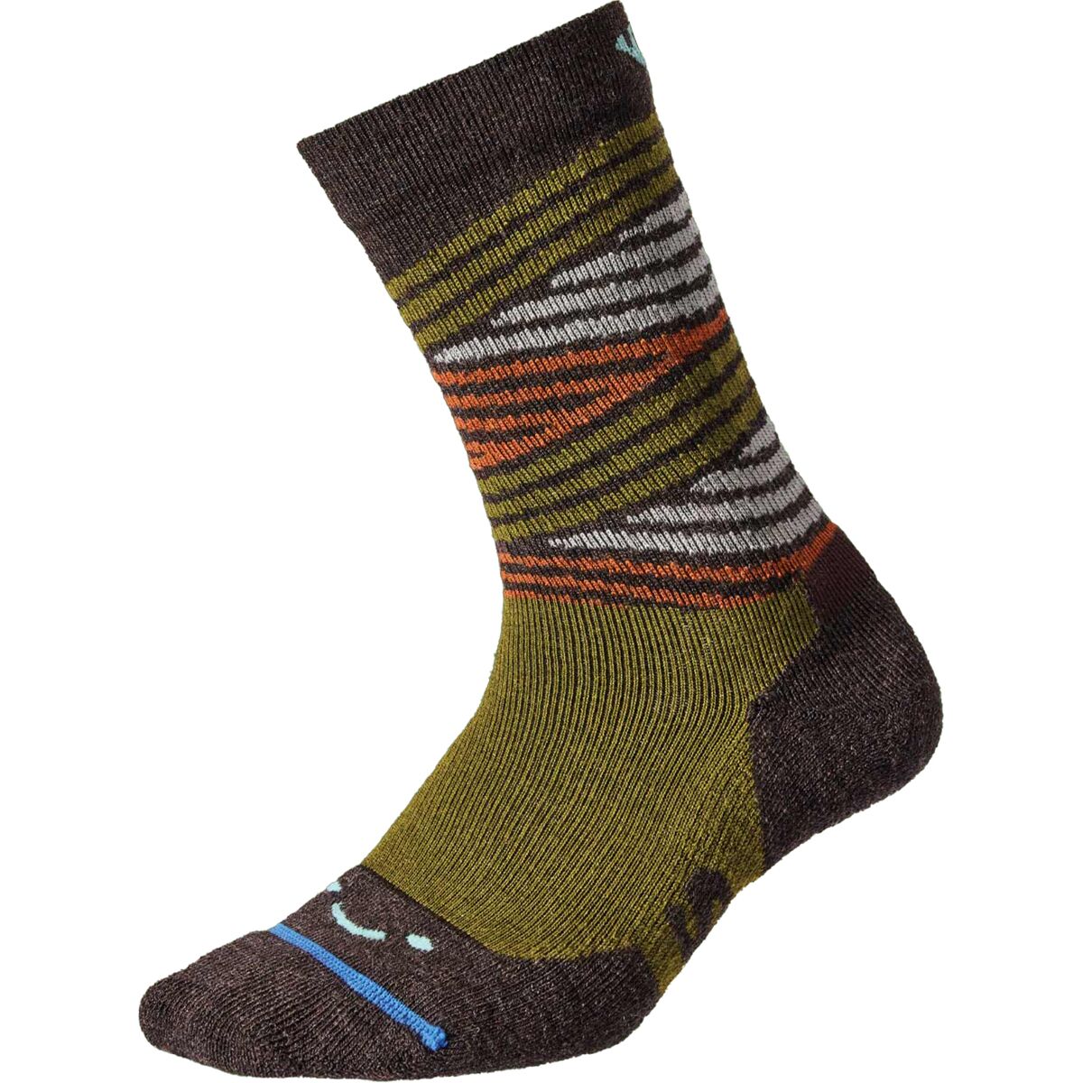 Image of FITS Go With The Flow Crew Original Fit Light Sock Avocado, XL