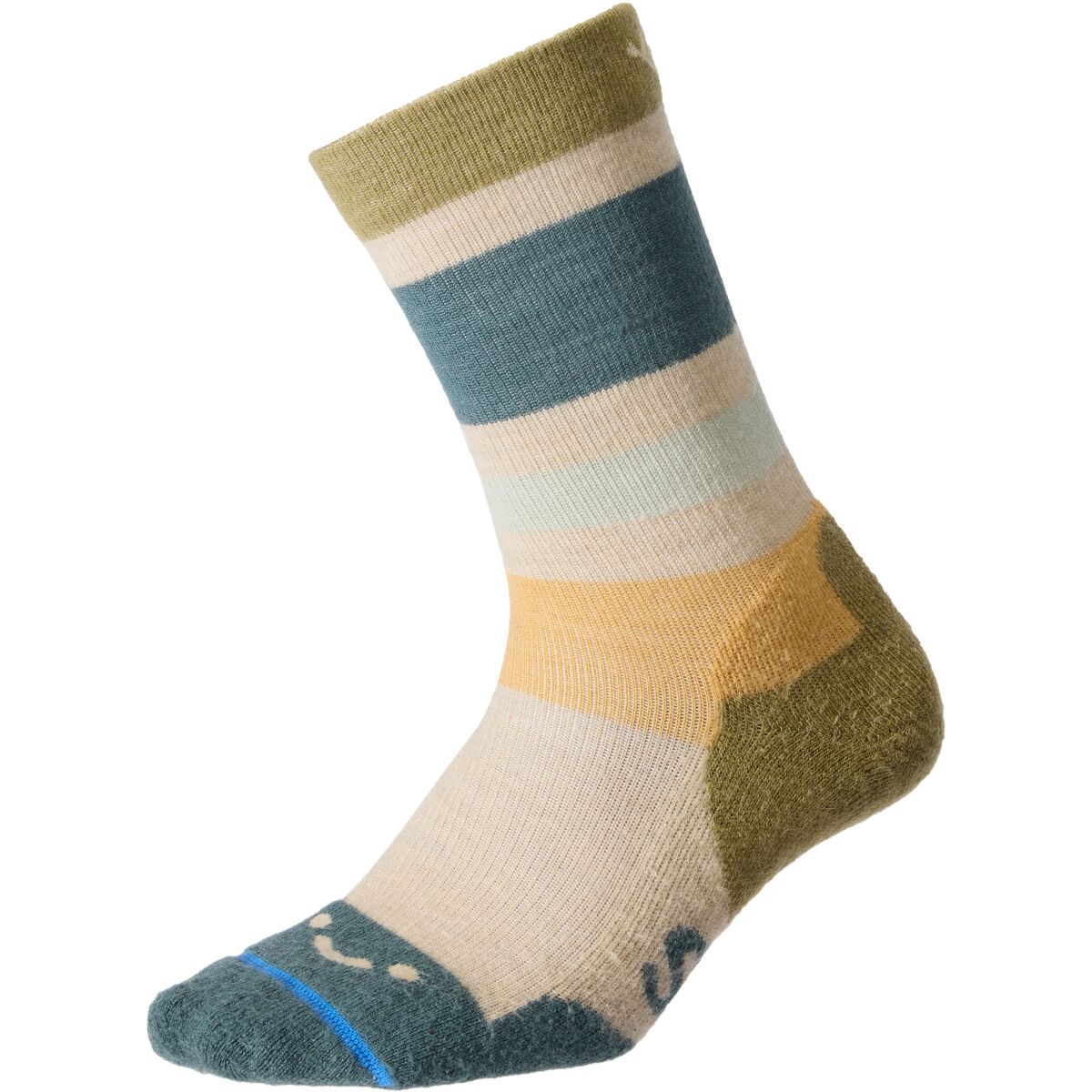 Image of FITS Hermiston Crew Original Fit Light Sock Dark Forest, M