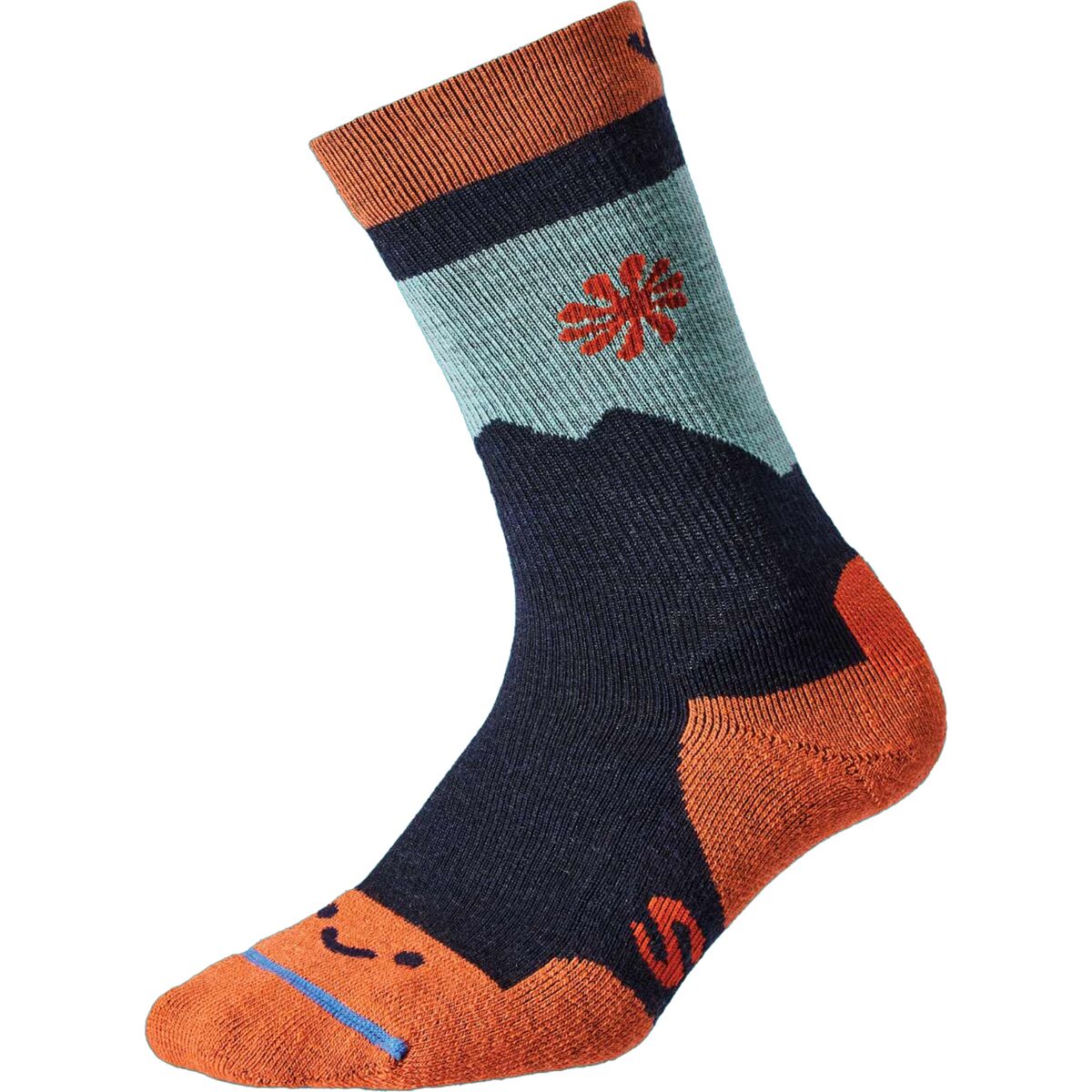 Image of FITS Teton Too Crew Original Fit Light Sock Navy, M