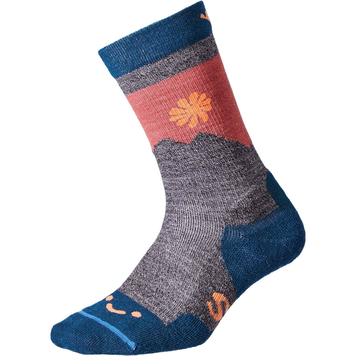 Image of FITS Teton Too Crew Original Fit Light Sock Reflecting Pond, XL