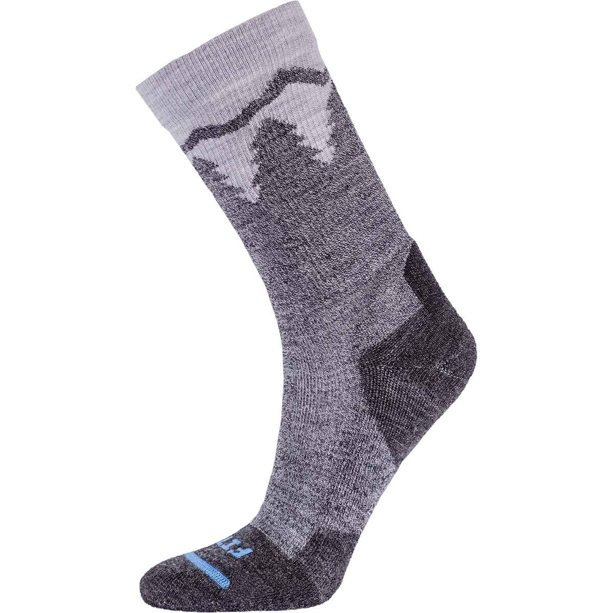 Image of FITS Light Hiker Basalm Crew Socks Coal, S